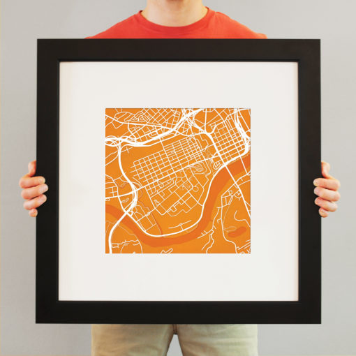 University of Tennessee Campus Map Art by City Prints - Image 4