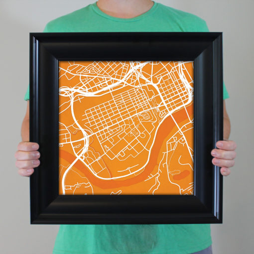 University of Tennessee Campus Map Art by City Prints - Image 5