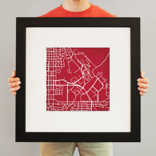 University of Utah Campus Map Art by City Prints - Image 4