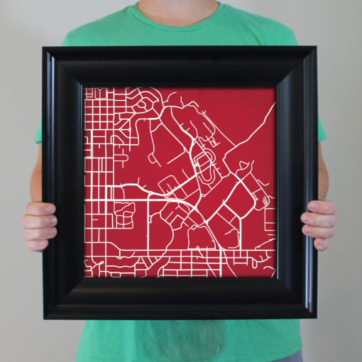University of Utah Campus Map Art by City Prints - Image 5