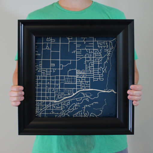 Utah State University Campus Map Art by City Prints - Image 5