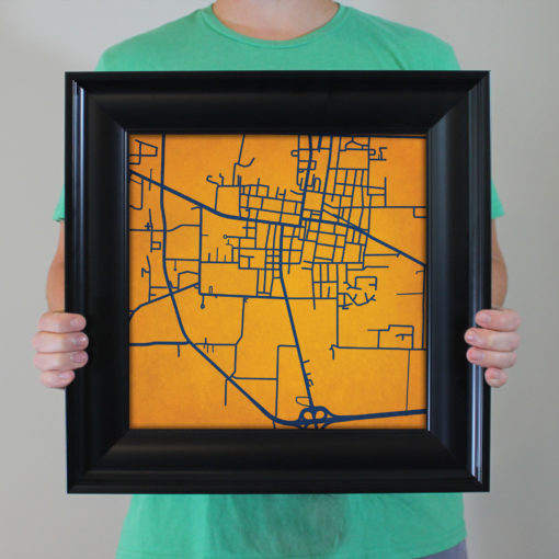 University of Tennessee at Martin Campus Map Art by City Prints - Image 5