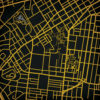 Vanderbilt University Campus Map Art by City Prints