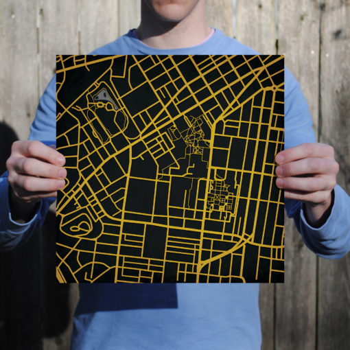 Vanderbilt University Campus Map Art by City Prints - Image 3
