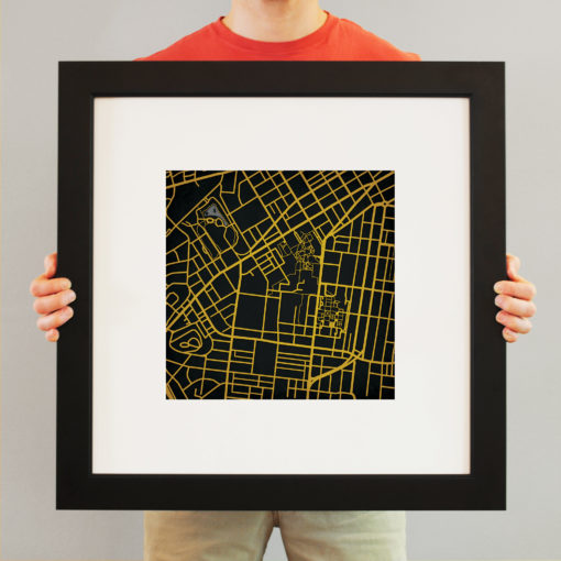 Vanderbilt University Campus Map Art by City Prints - Image 4