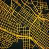 Virginia Commonwealth University Campus Map Art by City Prints