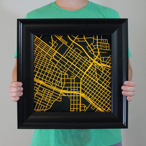 Virginia Commonwealth University Campus Map Art by City Prints - Image 5