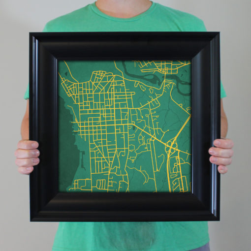 University of Vermont Campus Map Art by City Prints - Image 5