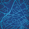 Villanova University Campus Map Art by City Prints
