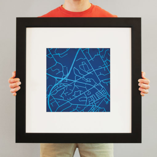 Villanova University Campus Map Art by City Prints - Image 4