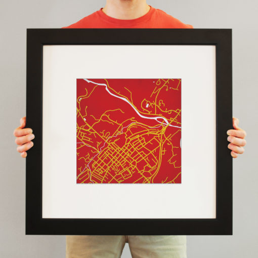 Virginia Military Institute Campus Map Art by City Prints - Image 4