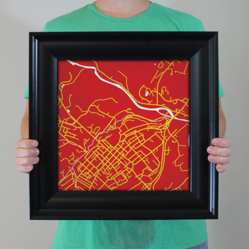 Virginia Military Institute Campus Map Art by City Prints - Image 5