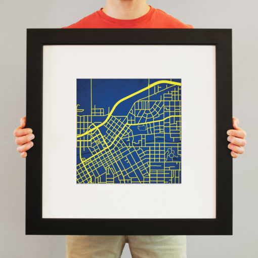 Whitman College Campus Map Art by City Prints - Image 4
