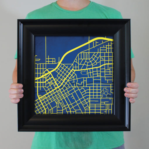 Whitman College Campus Map Art by City Prints - Image 5