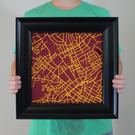 Winthrop University Campus Map Art by City Prints - Image 5