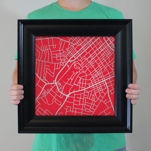 Western Kentucky University Campus Map Art by City Prints - Image 5