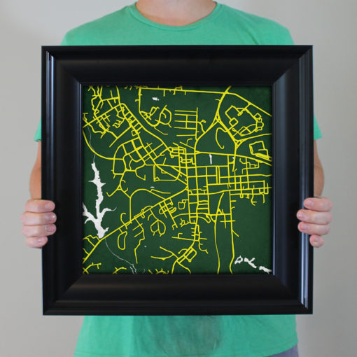 William & Mary (The College of) Campus Map Art by City Prints - Image 5