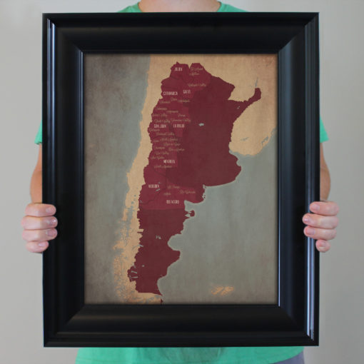 Argentina Wine Region Map Art by City Prints - Image 4
