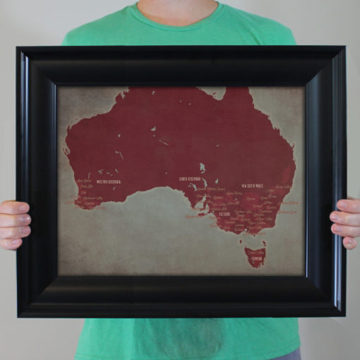 Australia Wine Region Map Art by City Prints - Image 4