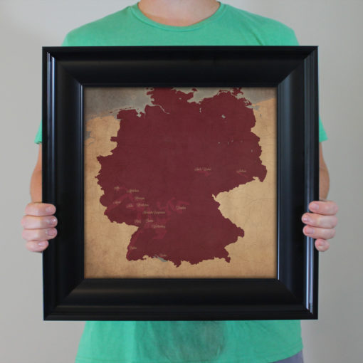 Germany Wine Region Map Art by City Prints - Image 4