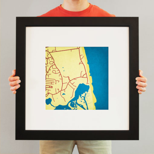 Coast Guard Beach Map Art by City Prints - Image 3