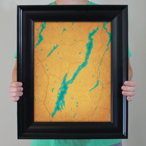 Lake George Map Art by City Prints - Image 4