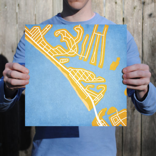 Madeira Beach, Florida Map Art by City Prints - Image 2