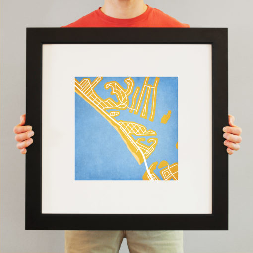 Madeira Beach, Florida Map Art by City Prints - Image 3