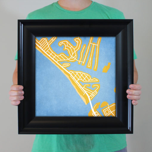 Madeira Beach, Florida Map Art by City Prints - Image 4