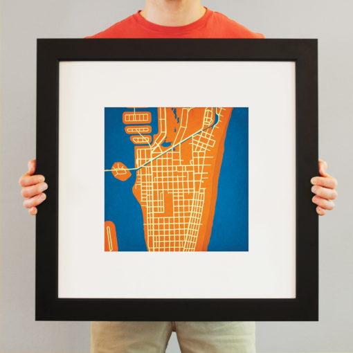 South Beach, Florida Map Art by City Prints - Image 3