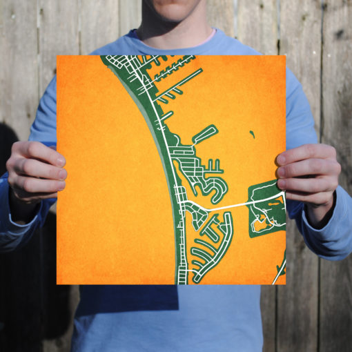 St Pete Beach, Florida Map Art by City Prints - Image 2
