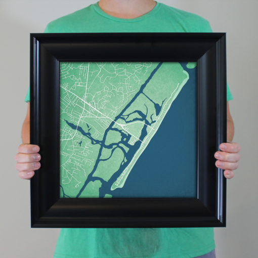 Wrightsville Beach, North Carolina Map Art by City Prints - Image 4