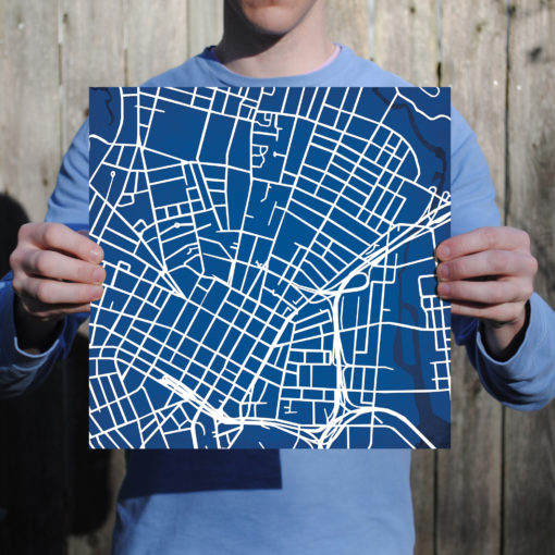 Yale University Campus Map Art by City Prints - Image 3