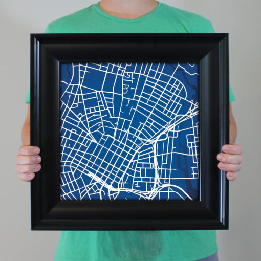 Yale University Campus Map Art by City Prints - Image 5