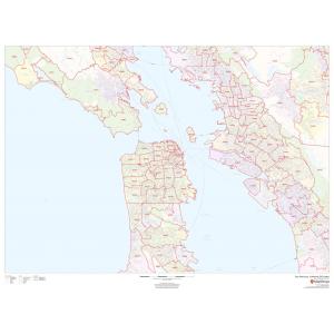 San Francisco, California ZIP Codes by Map Sherpa