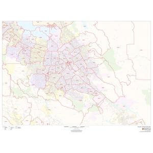 San Jose, California ZIP Codes by Map Sherpa