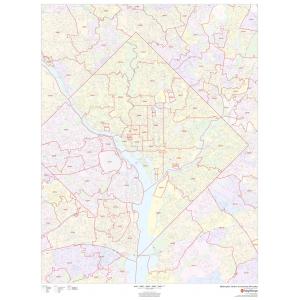 Washington Metropolitan Area ZIP Codes by Map Sherpa