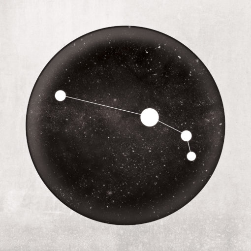 Aries Constellation Art Print by City Prints