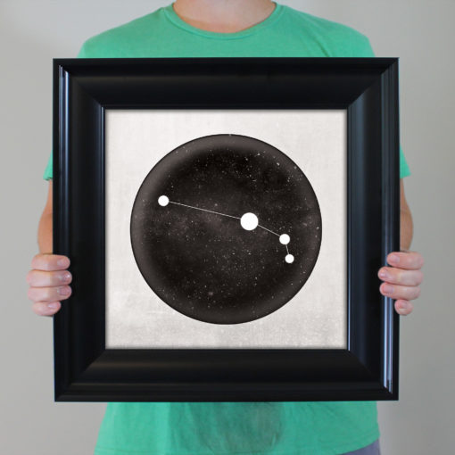 Aries Constellation Art Print by City Prints - Image 4