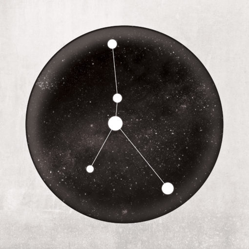 Cancer Constellation Art Print by City Prints