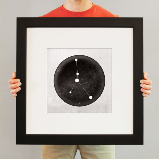 Cancer Constellation Art Print by City Prints - Image 3
