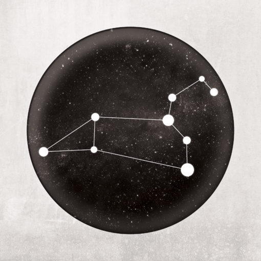 Leo Constellation Art Print by City Prints