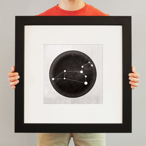 Leo Constellation Art Print by City Prints - Image 3