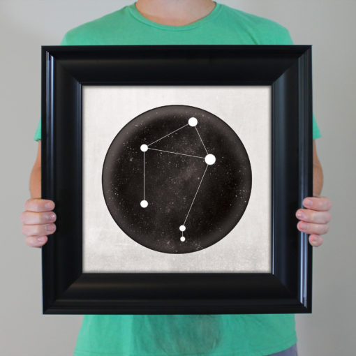 Libra Constellation Art Print by City Prints - Image 4