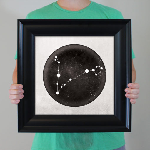 Pisces Constellation Art Print by City Prints - Image 4