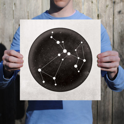 Sagittarius Constellation Art Print by City Prints - Image 2