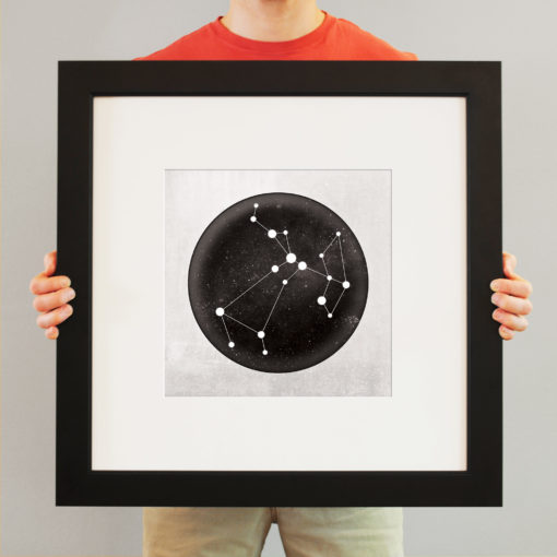 Sagittarius Constellation Art Print by City Prints - Image 3