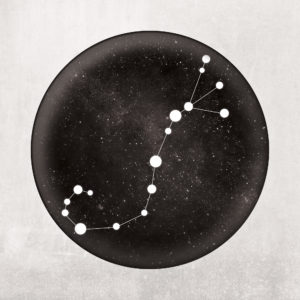 Scorpio Constellation Art Print by City Prints