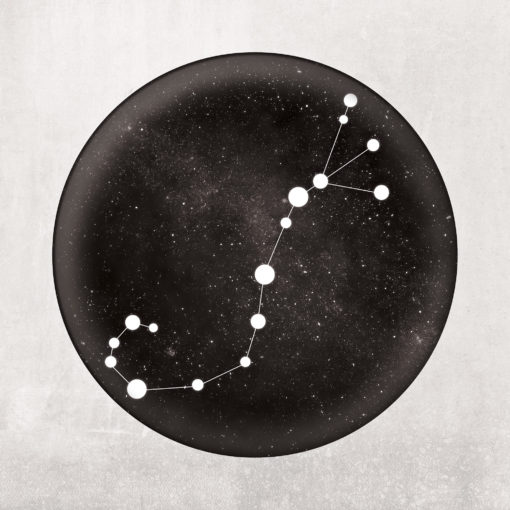 Scorpio Constellation Art Print by City Prints