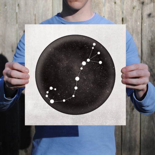 Scorpio Constellation Art Print by City Prints - Image 2